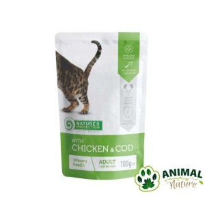 Nature's Protection Urinary vlažna hrana za mačke pil i bakalar u sosu