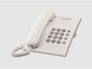 PANASONIC Žični telefon KX-TS500FXW/ bela