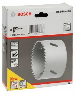 BOSCH Testera za otvore HSS-bimetal za standardne adaptere 2608584138/ 152 mm/ 6