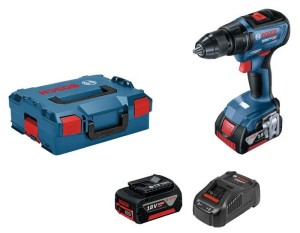 BOSCH Aku bušilica-odvrtač GSR 18V-50 u L-BOXX 136 sa 2 x 5/0 Ah Li-ion / brzi punjač