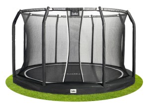 SALTA Trambolina Premium Ground Combo 251cm Black