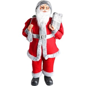 FESTA Novogodišnja figura Deda Mraz/ crvena/ 90cm