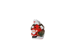 SIGMA Novogodišnja figura Crvena kućica 9 x 12 cm/ 3164043