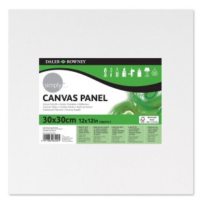 DALER ROWNEY Canvas panel 30x30cm 525043030