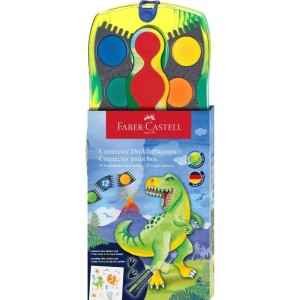 FABER CASTELL Vodene boje connector 1/12 125013 dinosaur