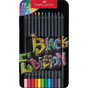 FABER CASTELL Drvene bojice1/12 black edition 116413 M.K.