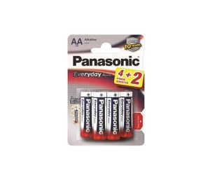 PANASONIC Baterije LR6EPS/6BP -AA 6kom/ Alkaline Everyday power
