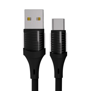 MOXOM USB data kabal MX-CB109 3A Type C 1m/ crna