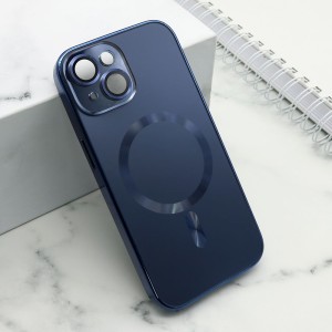 Futrola Elegant Metal Magsafe za iPhone 15/ plava