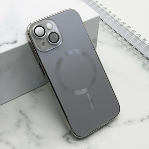 Futrola Elegant Metal Magsafe za iPhone 15/ siva