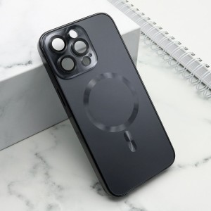 Futrola Elegant Metal Magsafe za iPhone 15 Pro Max/ crna