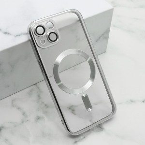 Maska Camera Protect MagSafe za iPhone 13/ srebrna