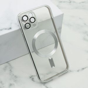 Maska Camera Protect MagSafe za iPhone 12 Pro/ srebrna