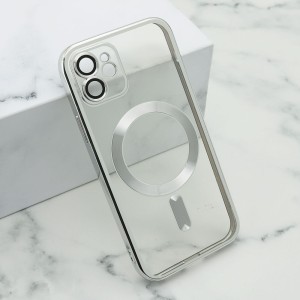 Maska Camera Protect MagSafe za iPhone 12/ srebrna