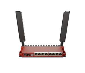 Mikrotik (L009UiGS-2HaxD-IN) Gigabit Wi-Fi 6 ruter crveni