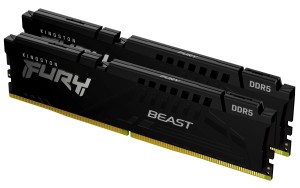 Kingston DDR5 32GB (2x16GB kit) 6800MT/s Fury Beast Black EXPO (KF568C34BBEK2-32) memorija za desktop