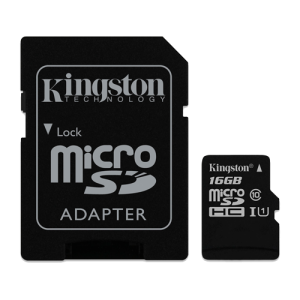 KINGSTON Canvas Select MicroSDHC 16GB + Adapter class 10 UHS-I - SDCS/16GB