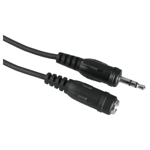 HAMA AUX audio produžni kabl 3.5mm 3-pina m/m 5m (Crni) - 00030449