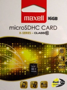 Maxell micro sdhc 16gb x-series+adapter, class 10