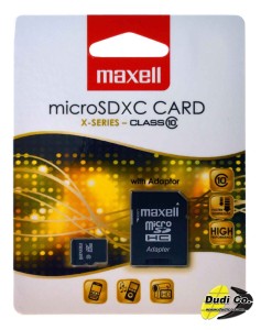 Maxell micro sdhc 32gb x-series+adapter, class 10