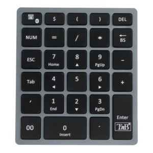 TNB MPVBT NUMERIČKA BLUETOOTH TASTATURA, ZA PC/MAC, ALUMINIJUMSKA