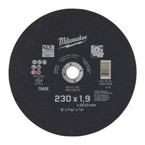 MILWAUKEE Rezni disk za metal 230 x 1.9x 22.2 mm