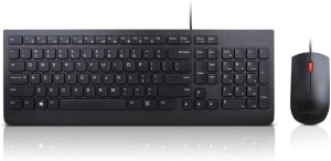 LENOVO Žična tastatura + miš Essential/ 4X30L79922/ US/ crna