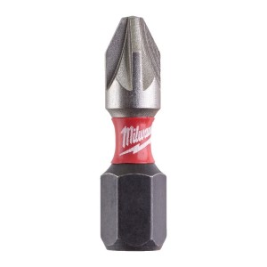 MILWAUKEE Udarni bitovi PZ SHOCKWAVE ojačani 1/4 PZ2 x 25mm