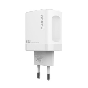 MOXOM Kućište punjača MX-HC66 PD+USB 20W/ bela