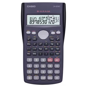 CASIO FX-82MS Kalkulator Crni