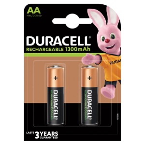 DURACELL Punjive baterije AA 1300 mAh 2/1