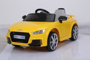 Dečiji automobil na akumulator, Licencirani AUDI TT Roadster 12V - Žuti (SM-24007B)