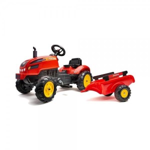 Falk Traktor za decu X crveni