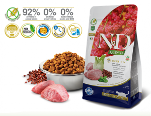 N&D Suva hrana Cat Quinoa Digestion Lamb, Fennel-Mint 1,5kg