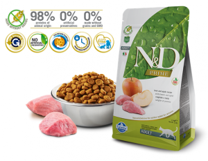 N&D Prime Cat Suva hrana Boar&Apple 300g