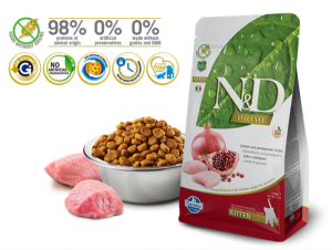 N&D Suva hrana Cat Gran Free Chicken-Pomegranate Kitten 5 kg