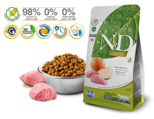 N&D Suva hrana Cat Grain Free Adult Boar&Apple 10kg