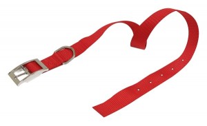 Ogrlica za pse najlon 10*330 crvena