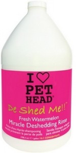PET HEAD De Shed Me Rinse Watermeloon Shampoo 3.79l