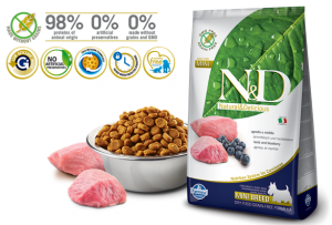 N&D Suva hrana Prime Mini Adult Lamb&Blueberry 800g