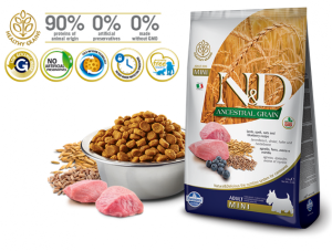 N&D Suva hrana LG Mini Adult Lamb&Blueberry 7 kg