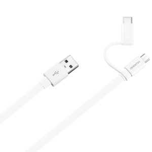 HUAWEI Micro USB kabl sa USB C adapterom, AP55S, 1.5m (Bela) - 4071417