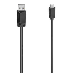 HAMA USB-A NA USB-C kabl 1.5m (Crna)