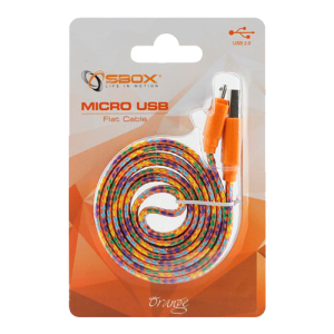 S-BOX Micro USB kabl, 1m (Narandžasti) - 900