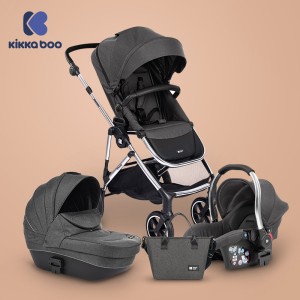 Kolica Thea 3in1 set sa autosedištem i tvrdom korpom Dark Grey (KKB21110)