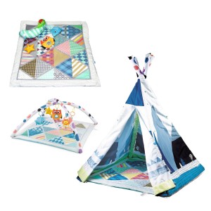 KikkaBoo Podloga za igru šator TEEPEE 2in1 ADVENTURE boy (KKB10248)