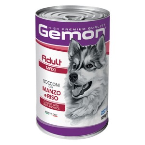 Gemon DOG adult konzerva maxi govedina/riza 1250gr