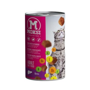 Moksi konzerva za macke sa jetrom 415gr