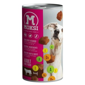 Moksi Konzerva za pse sa govedinom 1240gr