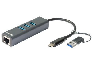 D-LINK USB flash 3.0 Hub + USB flash-C adapter DUB-2332